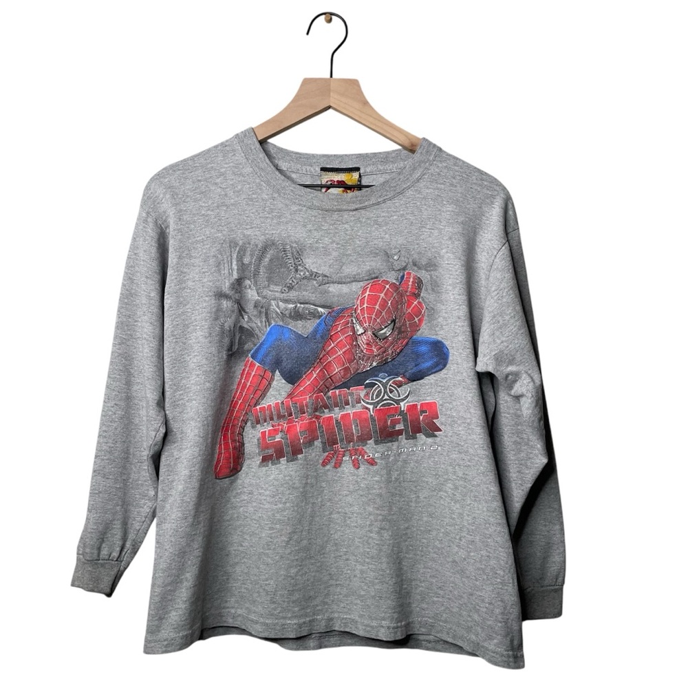Marvel 2004 Spider-Man 2 Movie Promo Long Sleeve T-Shirt Youth Boys